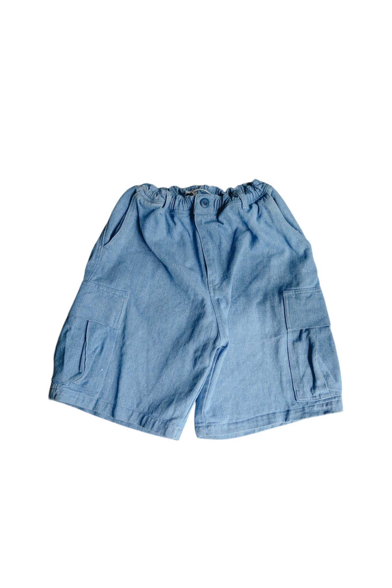 Washed Jorts - Light Blue